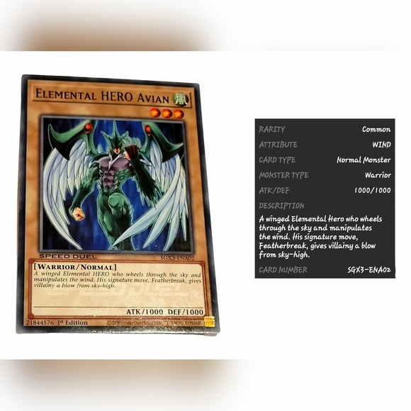 Yu-Gi-Oh CARD LOT OF 4 ELEMENTAL HERO WARRIOR (NEW) - Picture 2 of 6